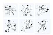 Flat Soccer Illustrations, a Sport Illustration by Vectors Market (Thumbnail 10 of 11)