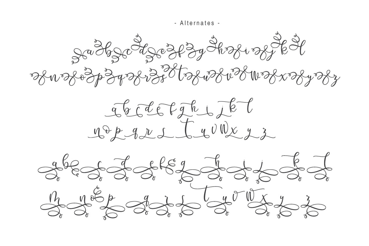 Hello Bunda Typeface preview 7