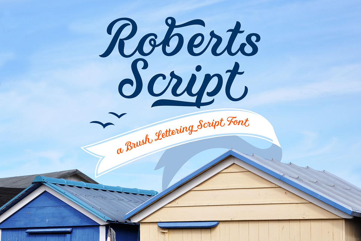 Robert's Script Font Family, a Script Font by Roland Huse Design (Photo 7 of 9)