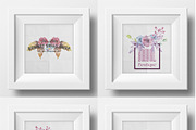 Trendy Vintage Floral Labels Toolkit, a Branding & Logo Template by sergio zest (Thumbnail 2 of 3)