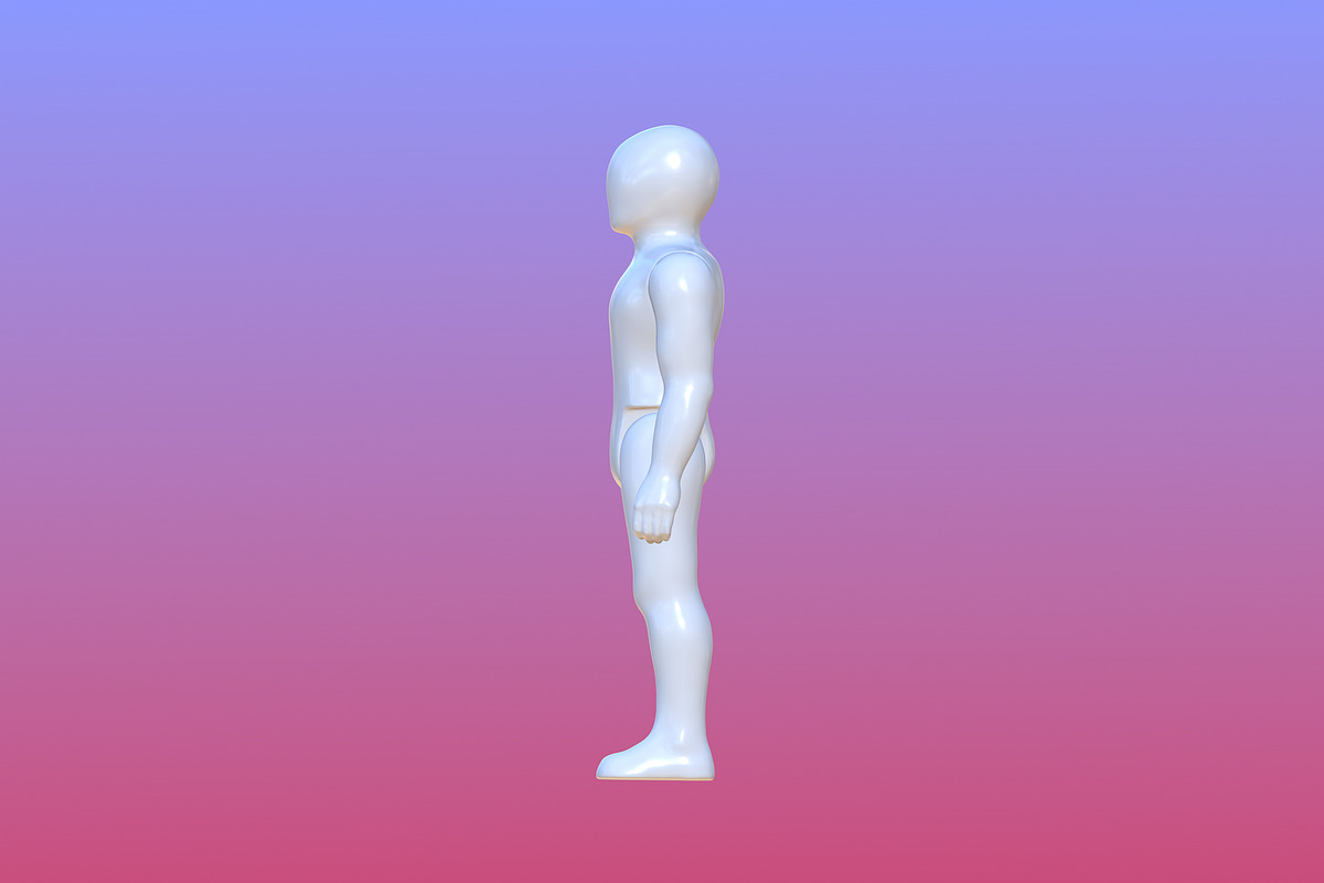 3D Retro Style Action Figure, a Characters & Person 3D Model by Jawa Station (Photo 3 of 7)