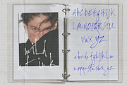 Wild at Ink - Liquid Ink Fonts, a Handwritten Font by Lilithcollageart (Thumbnail 7 of 11)