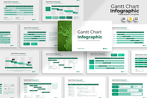 Gantt Chart Infographic Google Slide, a Presentation Template by Iqsiart Studio