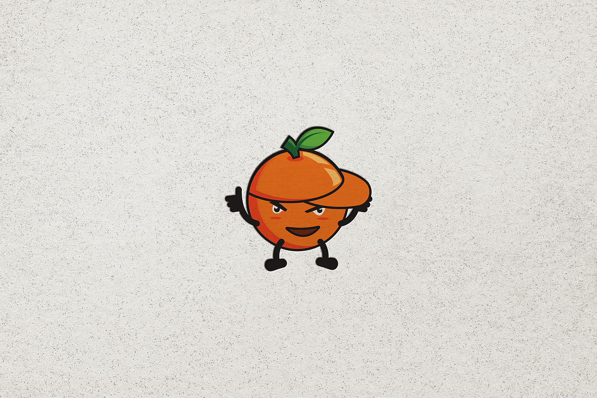 Minimalist Orange Mascot Logo, a Branding & Logo Template by Luxury Logos (Photo 4 of 4)