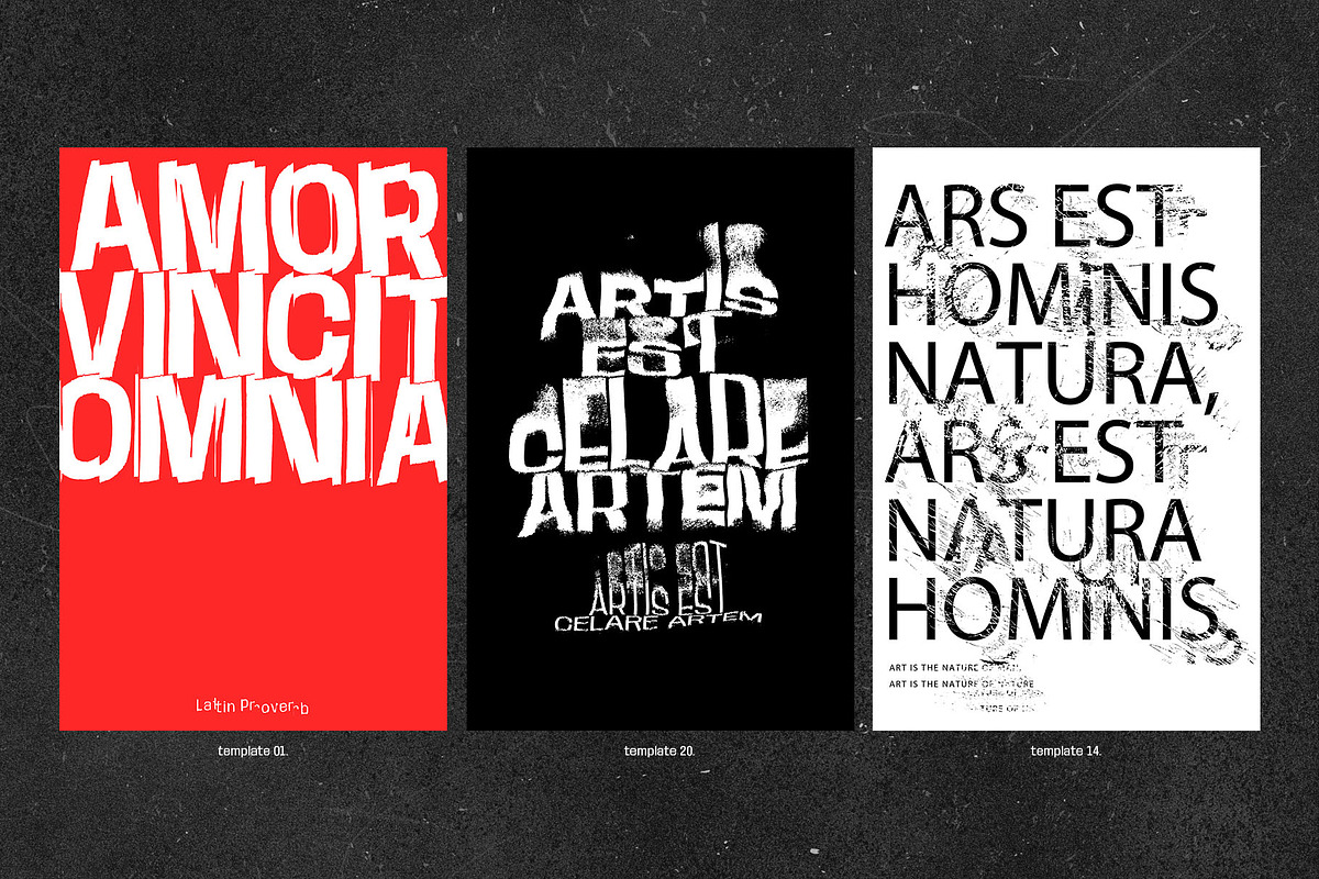 Distorted Text Effect Templates, a Background Graphic by Inartflow (Photo 9 of 23)