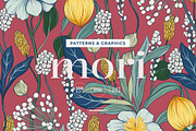 Mori Abstract Flower Pattern & Motif, a Pattern Graphic by likorbut (Thumbnail 1 of 12)