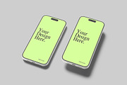 iPhone 16 Pro Mockup, an iPhone Mockup by Graphiculon (Thumbnail 10 of 11)