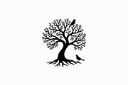 Birds on Tree SVG Cutting Files, an Illustration by jahid234 (Thumbnail 6 of 8)