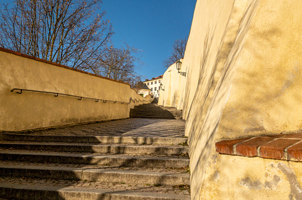 Prague Castle in the spring morning sun, a Holiday Photo by PhotoVision Pavel Rezac