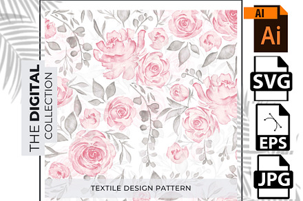 Seamless background, floral pattern, a Decorative Illustration by pixel stock ( pattern )
