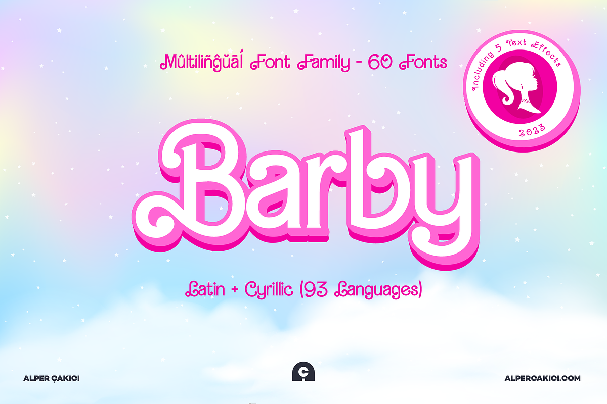Barby Font Family - 60 Fonts, a Handwritten Font by alpercakici (Photo 1 of 10)
