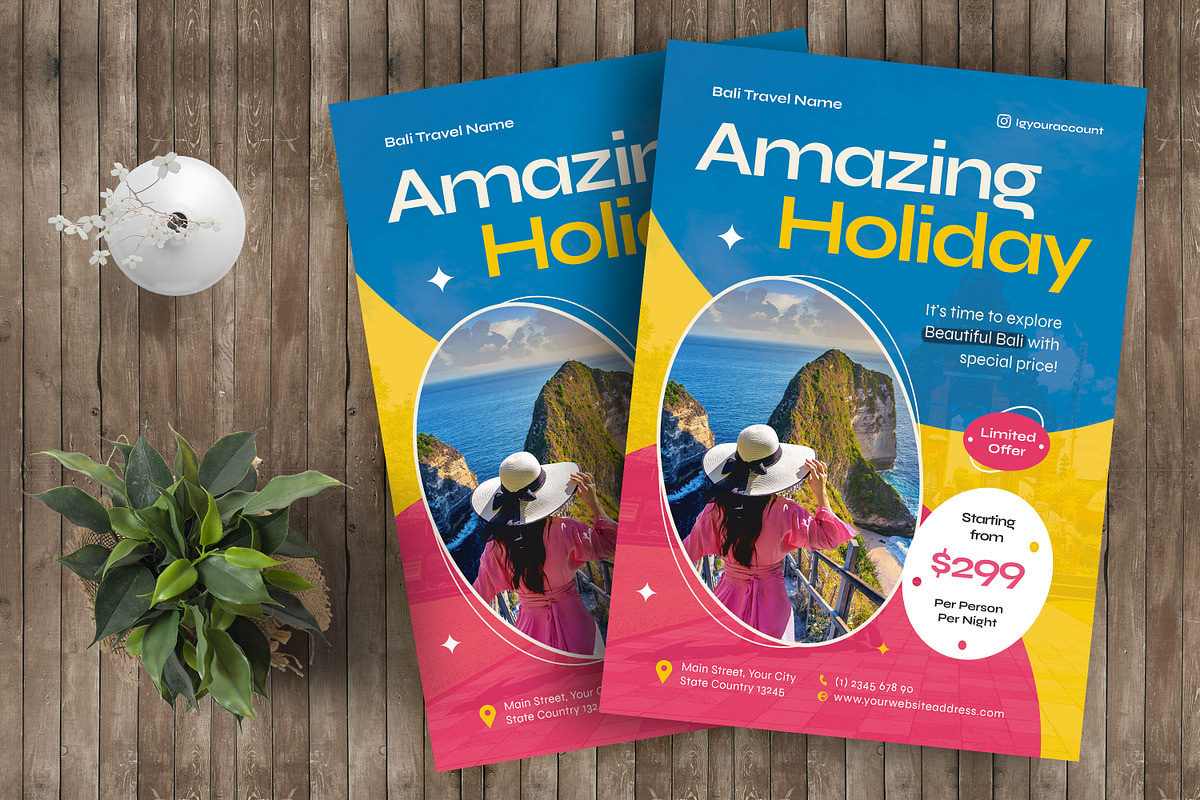 Amazing Holiday Flyer Template, a Flyer Template by Boostock