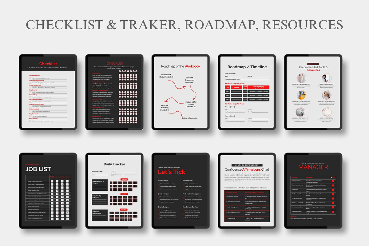 110 pages Ebook & Workbook Canva, a Magazine Template by TheBrightGrap (Photo 15 of 17)