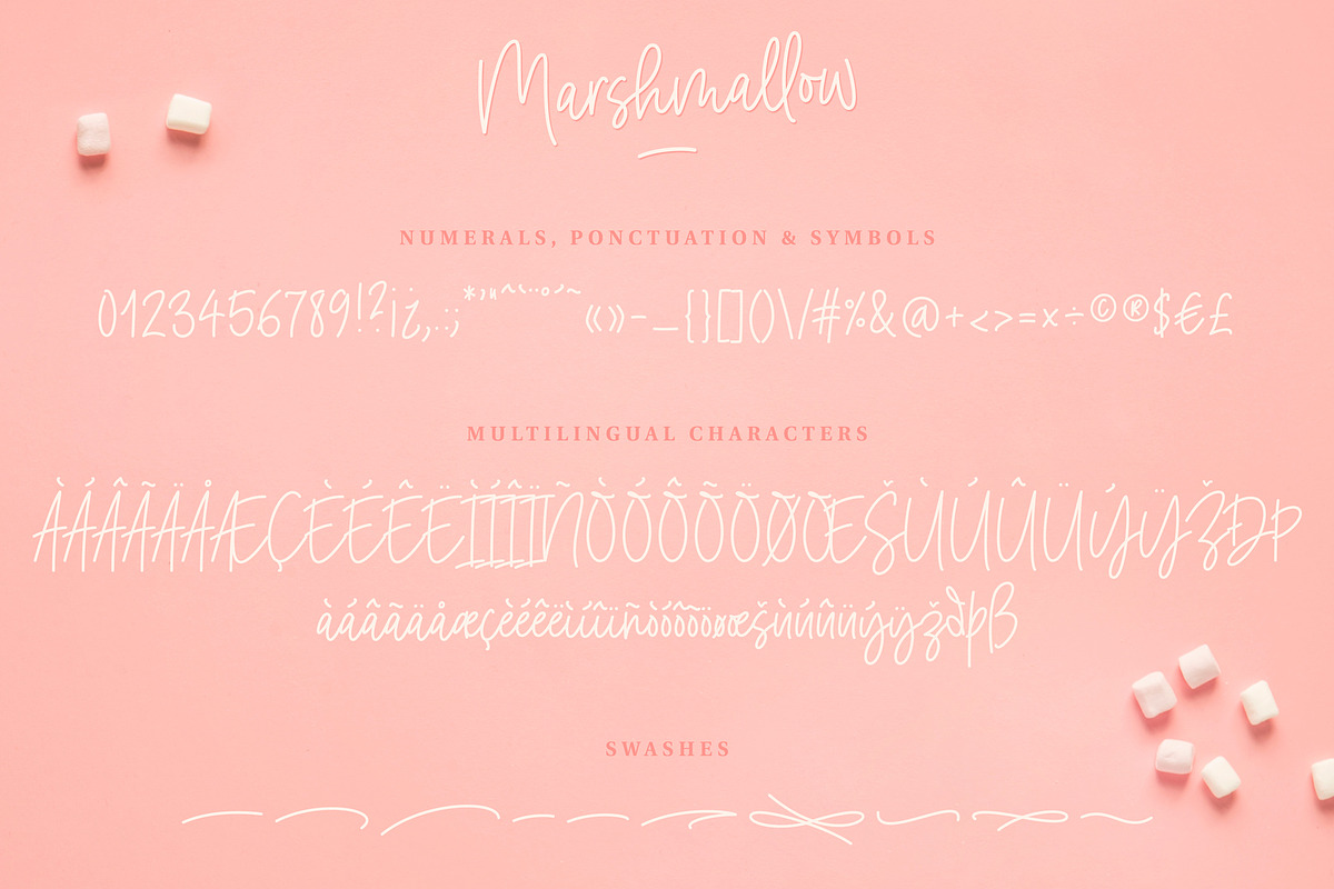 Marshmallow Handwritten Font preview 8