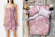 Pink Tribal Geometric Seamless Print, a Pattern Graphic by Gullenda (Thumbnail 4 of 6)