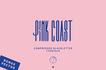 Pink Coast Typefaces, a Blackletter Font by Emyself Design