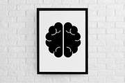 Brain Silhouette SVG, a Person Illustration by newminddesign (Thumbnail 2 of 3)