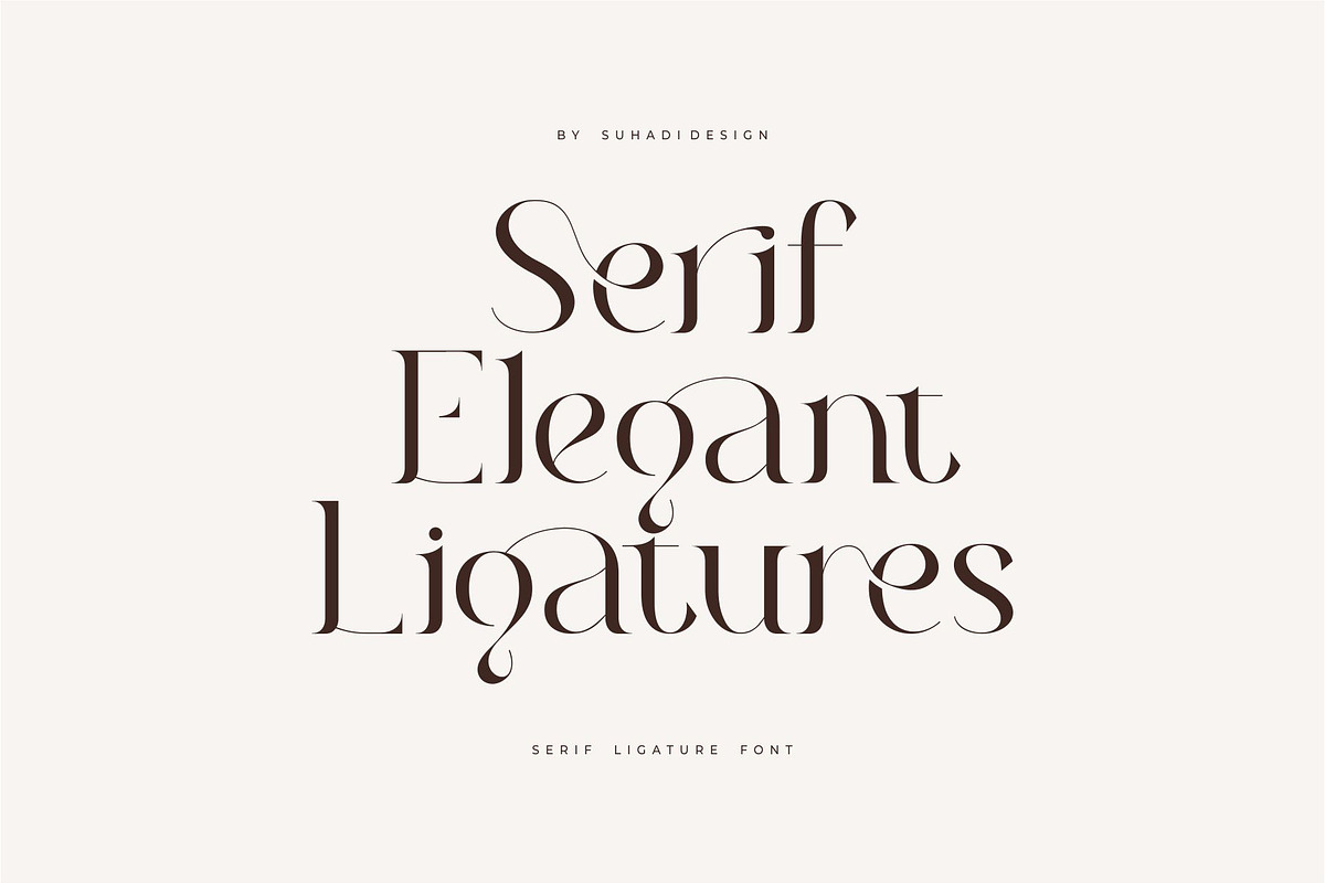 Roilra - Serif Ligature Font, a Serif Font by suhadidesign (Photo 2 of 13)