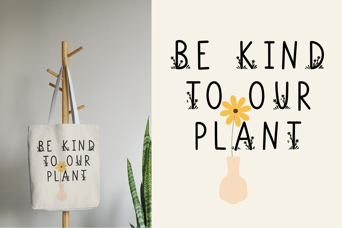 Tiny flowers font, a Sans Serif Font by Nyla.Studio (Photo 4 of 9)