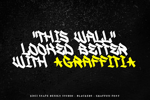 Blackeds - Graffiti Font