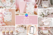 Sea You Soon Baby Shower Bundle, a Stationery Template by Digital_Mind (Thumbnail 1 of 9)