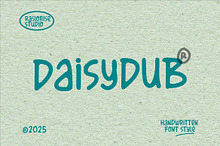 Daisydub a Handwritten Font