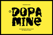 Dopamine Handdrawn Display Font, a Handwritten Font by GroovyFontCo (Thumbnail 1 of 7)