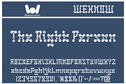 The Right Person font, a Font by weknow (Thumbnail 1 of 8)
