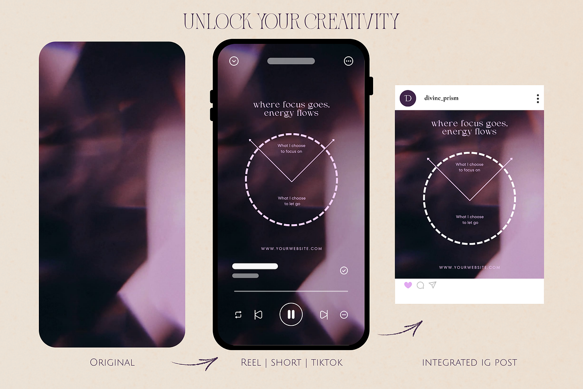 Divine Prism Video Bundle, a Social Media Template by The Flossy Finch (Photo 20 of 21)