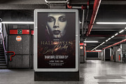Halloween Party Flyer, a Flyer Template by MadridNYC (Thumbnail 3 of 3)