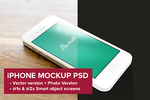 iPhone 5 Mockup - Photo & Vector