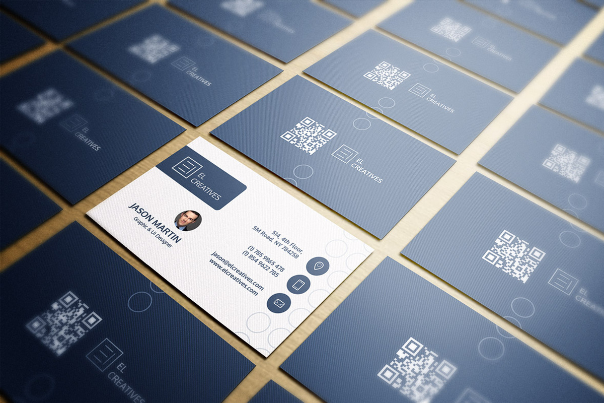 Clean Individual Business Card, a Business Card Template by bouncy (Photo 3 of 4)