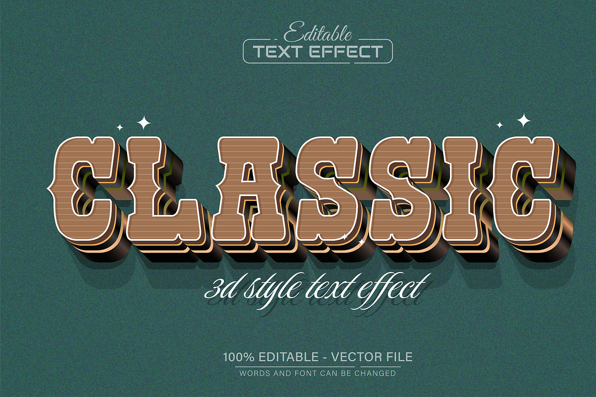 3D Text Effects Collection Vol 27, a Graphic by Aglonemadesign (Photo 9 of 9)