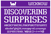 First Time font, a Font by weknow (Thumbnail 6 of 8)