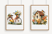 Whimsical Cottagecore Clipart Set, an Illustration by Libby Wishes (Thumbnail 2 of 6)