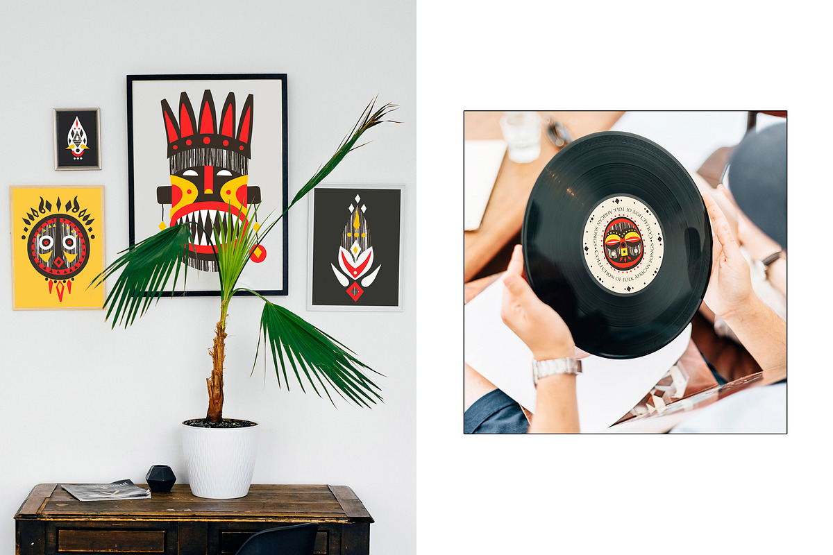 Africa - Tribal-art collection, a Decorative Illustration by Struvictory.art (Photo 8 of 11)