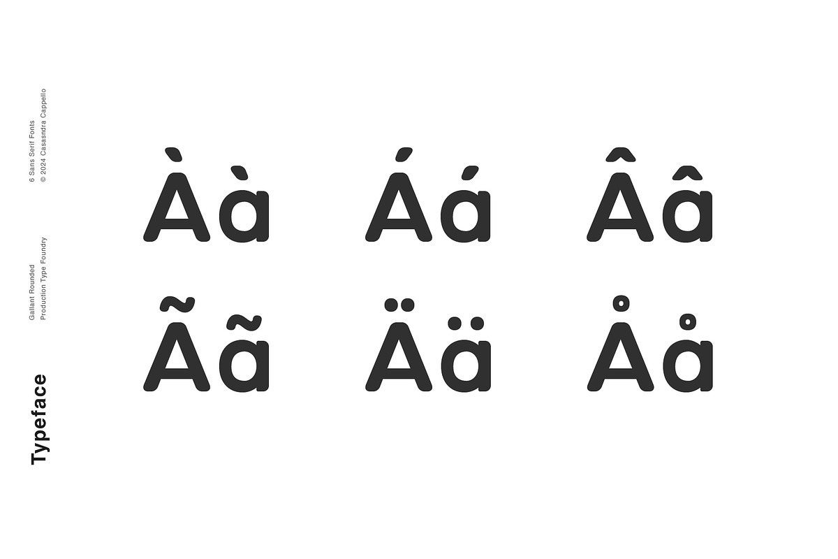 Gallant Rounded - Geometric Typeface, a Sans Serif Font by Cassandra Cappello (Photo 4 of 6)