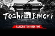 Toshi Emori - Handcrafted Font, a Font by Bunichi (Thumbnail 1 of 6)