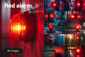 Red alarm - 46 images, a Technology Photo by Handmadefont
