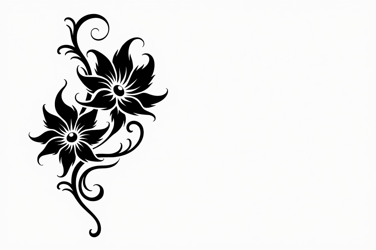 Elegant flower decorative design, an Illustration by Amazin_art (Photo 3 of 21)