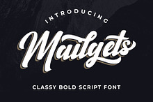 Mailgets // Bold Script Font