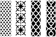 Black Geometric Pattern Panel Set, an Object Graphic by Designer_Momina (Thumbnail 2 of 13)