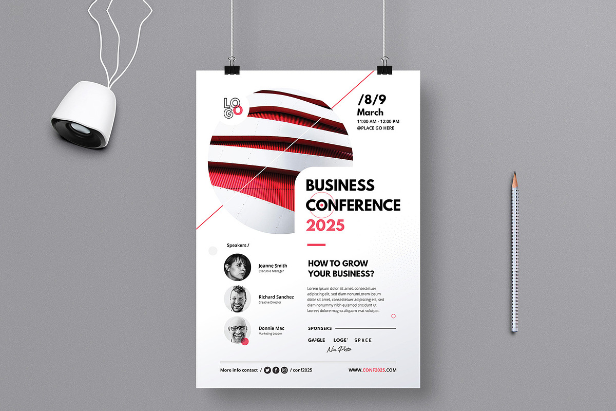 Event / Business Conference Flyer, a Flyer Template by Creativity-Design (Photo 2 of 4)