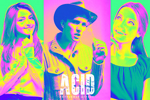 acid photoshop effect, an Action Add-On by S Graphic Studio