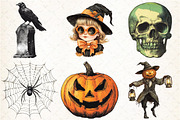 VIntage Halloween  Bundle -25 PNG, an Illustration by Libby Wishes (Thumbnail 8 of 9)