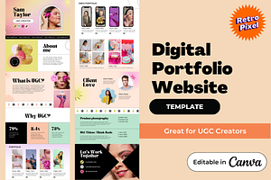 Digital Portfolio Website Canva