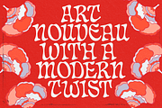 Chat Noir - Art Nouveau Font, a Serif Font by Fenotype (Thumbnail 10 of 15)