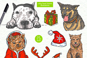 Vector collection Year Of The Dog, an Illustration by AnnieDove (Thumbnail 2 of 6)