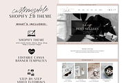 Minimal Shopify Theme, a Shopify Template by Macarons and Mimosas (Thumbnail 2 of 10)