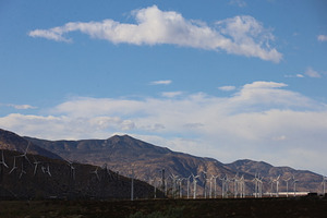 Windmills in the desert around Palm Springs, California, USA, a Nature Photo by uncreative